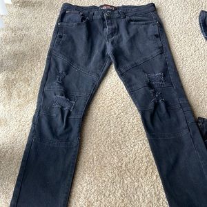 Copper rivet jeans